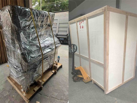 LED display module screw machine shipped to Saudi Arabia-jhims