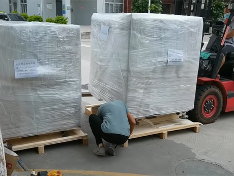 4set Yamaha machines shipped to India -jhims