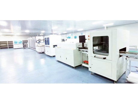 LED display module manufacturing production line